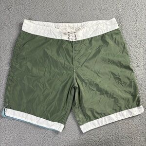 BIRDWELL Beach Britches Board Shorts Mens Size 39 Drawstring Pocket Swim Trunks